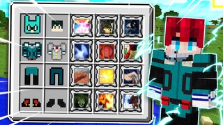 🔥โครตโหด!!【"จะเป็นไง? ถ้ามายฮีโร่ อคาเดเมียมาอยู่ในมายคราฟ!!"】| (Minecraft Mod)