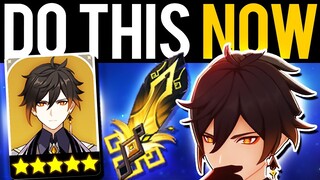 5 STAR ZHONGLI PREP DO THIS NOW! - Genshin Impact