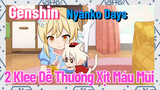 [Genshin, Nyanko Days] 2 Klee Dễ Thương Xịt Máu Mũi