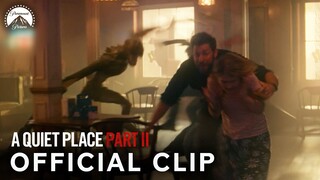 A Quiet Place Part II | Attack in Restaurant (Full Scene) ft. John Krasinski | Paramount Movies