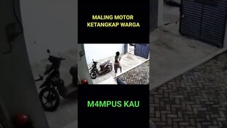 MALING MOTOR NAAS DAPAT SALAM OLAHRAGA DARI WARGA #shorts