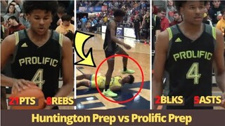 Jalen Green 2020 Premier Health Flyin' To The Hoop Invitational - Huntington Prep vs Prolific Prep