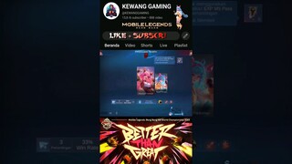 HERO BARU CICI LANGGANAN BAND #mlbb #mobilelegends #shorts