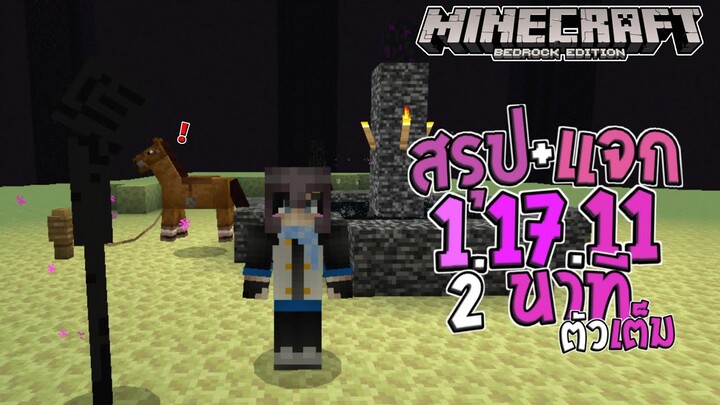สรุป+แจก! Minecraft Pe Cave & Cliff Update 1.17.11 ตัวเต็ม ภายใน 2นาที!? The End จะเลิกบัค...?