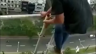 It's so high; even the site safety officer would have to flee overnight.