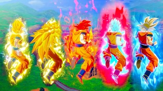 รวมทุกร่างของโกคูในเกม Dragon Ball Z Kakarot