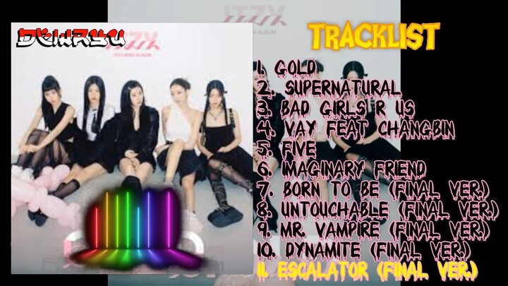 Full Album ITZY (있지) - GOLD _ The 9th Mini Album _ DewRyu