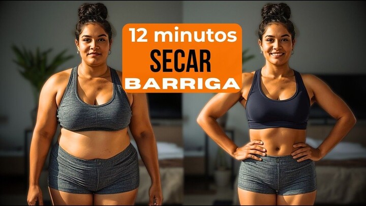 6 melhores Abdominais em pé para SECAR a Gordura da — Em Casa (INICIANTES)