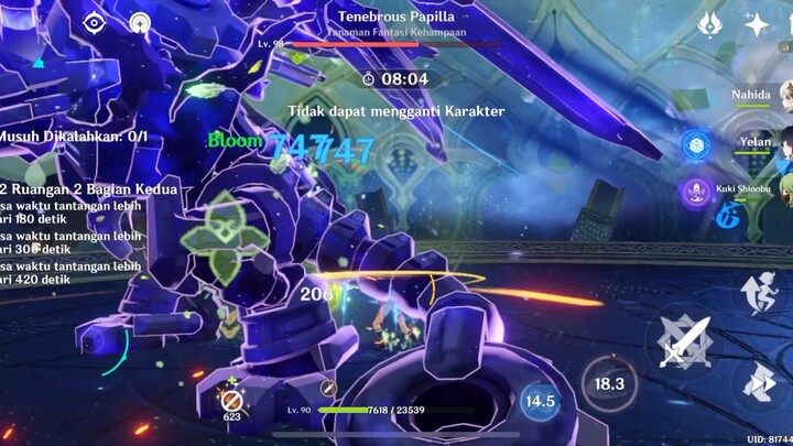 Genshin Impact “ Spiral Abbys floor 12.2 bagian 2 “ Nahida “ Part 2