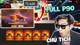 [Garena Free Fire]  Thành Mốc Dùng 14k KC Quay Full P90 Chế Tác Rất Cảm Giác | Thành Mốc