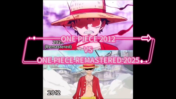 PERBANDINGAN HAOSHOKU HAKI LUFFY 2012 VS 2025 REMASTERED
