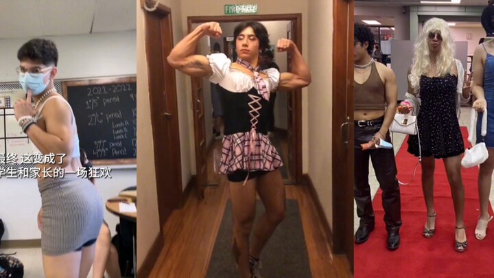 Hôm nay là Ngày Đổi Giới Tính ở trường chúng ta, trang phục của các bạn học sinh như sau: