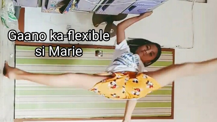 Gaano ka-flexible si Marie 😅✌️