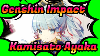 [Genshin Impact] Self-Drawn Kamisato Ayaka with Mark Pen