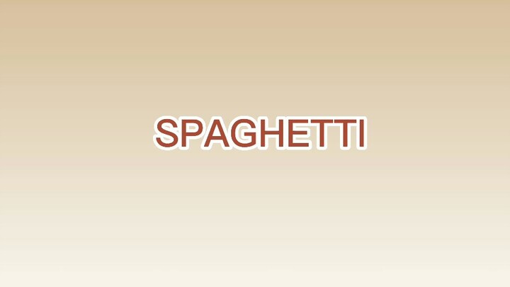 SPAGHETTI | Pinoy Animation