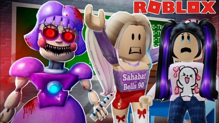 BELLS & CIA KABUR DARI BU GURU ANI-TRON KARNA TIDAK MENGERJAKAN PR!! - ROBLOX ROLEPLAY