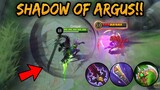 ARGUS BECOME A GOD AFTER MOONTON REVAMPED HIM FOR THE SECOND TIME!! | MLBB | ARGUS BEST BUILD