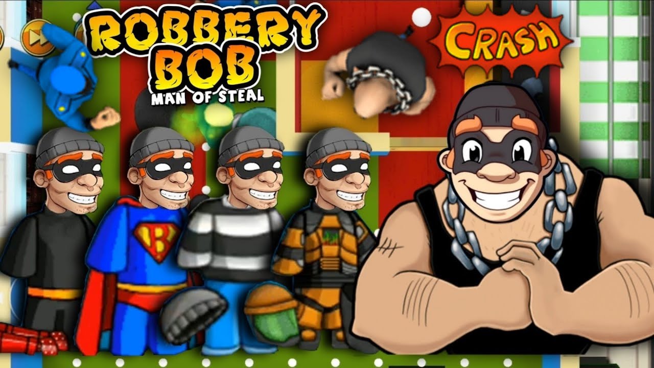Robbery Bob - All Costumes Funny Video Game Part 85 - Bilibili