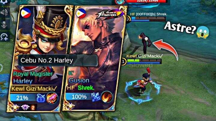 Gizi'Macki✓ Harley and Gusion Connection Like Astre😱 K.O.F Skin🔥