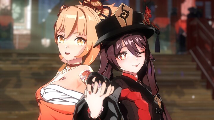 ｢4Kเกนชินอิมแพกต์MMD丨Hu Tao & Xiao Gong｣สาวฮอตแค่อยากติด!