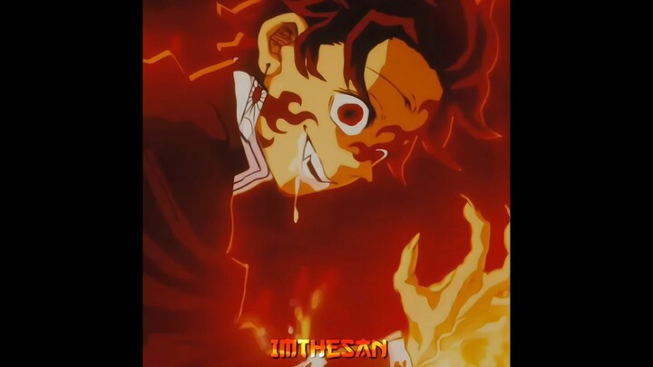 Tanjiro is not playing around🥱😈 #fyp #kny #demonslayer #foryou