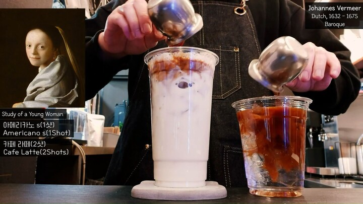 Cafe Vlog | Americano & Cafe Latte #cafevlog #life