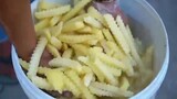 jualan/proses pembuatan kentang goreng
