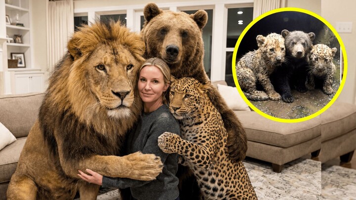 This Family Rescued 3 Crying Cubs... 7 Years Later They Hugged Her Back ❤️