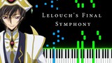 Code Geass - Lelouch's Final Symphony (Piano Tutorial) | Madder Sky x Lelouch's Final Theme