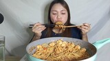 MUKBANG+COOKING SHRIMP PASTA (KAIN TAYO MGA SESWANG)