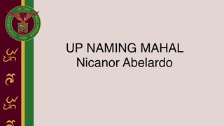 UP Naming Mahal (UP Pampanga Chorale)