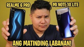 Mi NOTE 10 LITE VS REALME 6 PRO - ANG MATINDING LABANAN