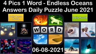 4 Pics 1 Word - Endless Oceans - 08 June 2021 - Answer Daily Puzzle + Daily Bonus Puzzle