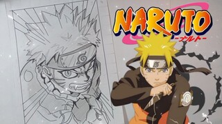 menggambar Uzumaki Naruto