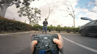 VIC# Old school tumbling style fast flying // Australian office park FPV flying