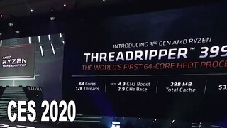 AMD Ryzen Threadripper 3990X - Reveal and Benchmark Presentation CES 2020 [HD 1080P]