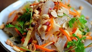 Cách Làm Gỏi Sứa Giòn Sần Sật Không Tanh Và Cực Hấp Dẫn | ASMR Cooking | Âm thanh nấu ăn