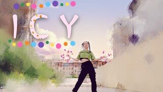 【兔牙】男团舞选手挑战ICY//一晚上到底能扒成什么样？