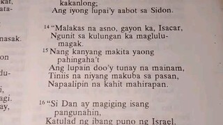 Pang Araw Araw na Talata.               Genesis 49:13-15