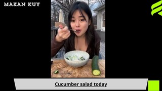 Cucumber salad today