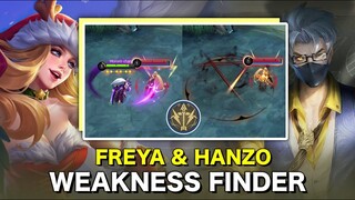 WEAKNESS FINDER TRICK | HANZO AND FREYA