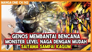 (Manga One 142) - SAITAMA KAGUM!!! Genos Mampu Membantai Pasukan Robot & Monster Lv Naga Sendirian!!