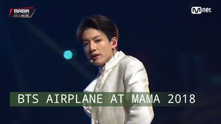 BTS AIRPLANE LIVE MAMA 2018