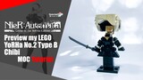 LEGO Nier:Automata YoRHa No.2 Type B Chibi MOC Tutorial | Somchai Ud