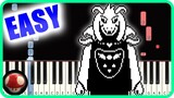 Hopes and Dreams - Undertale - EASY Piano Tutorial(Synthesia) [Top Anime Music]