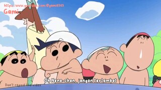 Crayon Shinchan - Kelinci yang Dipukul jadi Seperti Busa (Sub Indo)