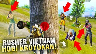 YANG BENER AJA! AKU DI KROYOK RUSHER DARI VIETNAM! - PUBG MOBILE