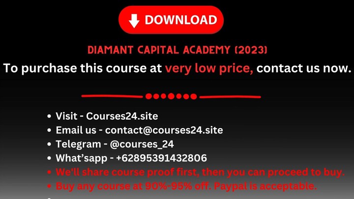 Diamant Capital Academy (2023)