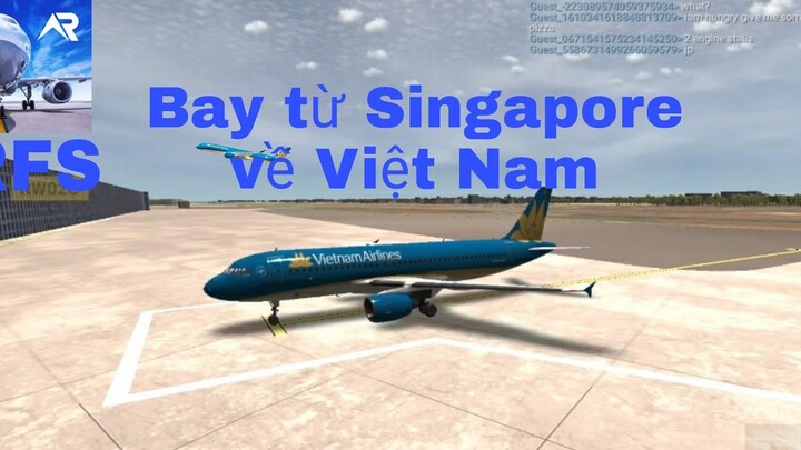 RFS #1 Bay từ Singapore về Sài Gòn