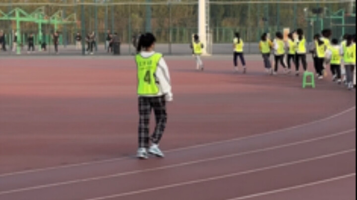 My 800-meter run in senior-year physical fitness test